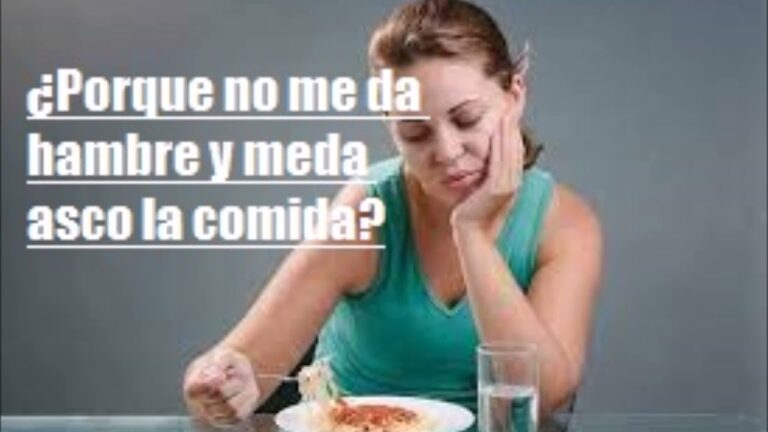 ¿Por qué me da asco la comida? Causas y soluciones para recuperar el apetito me da asco la comida